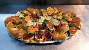 French Rounds and Bagel Platter
