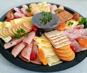 Cold meat & cheese platter