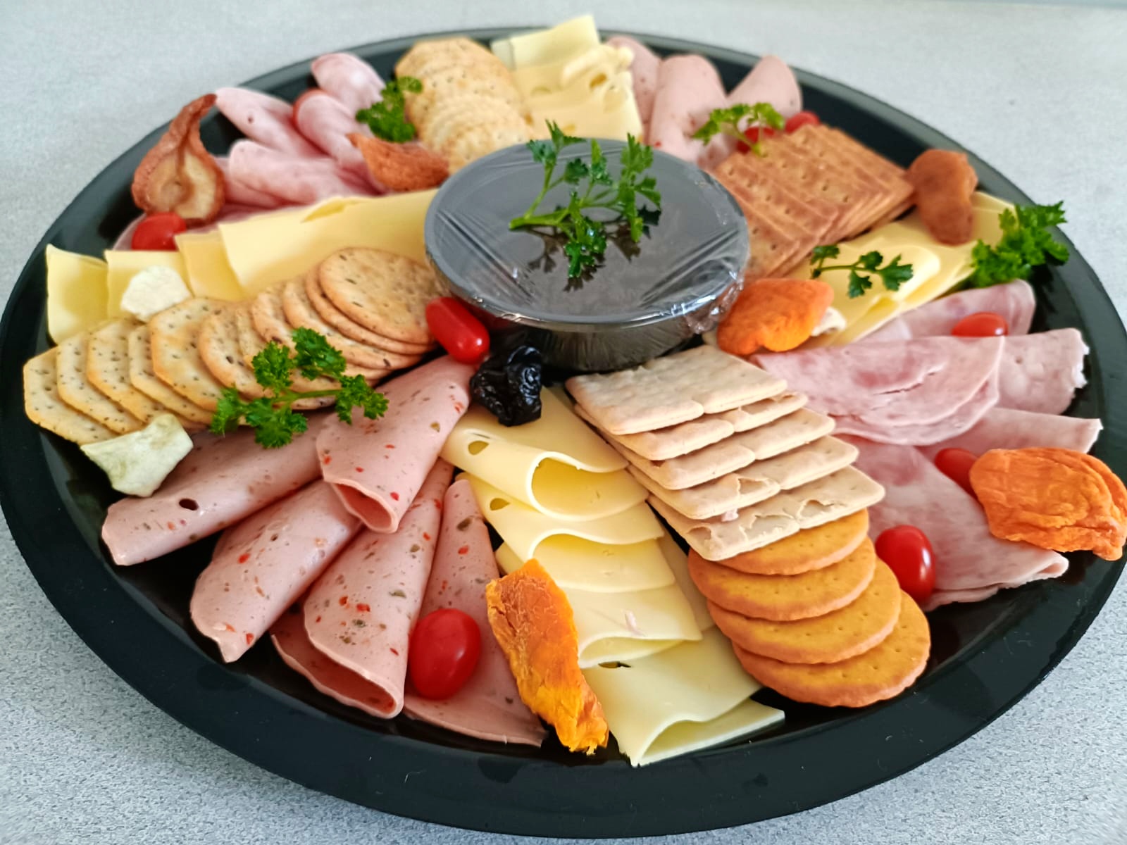 Cold meat & cheese platter
